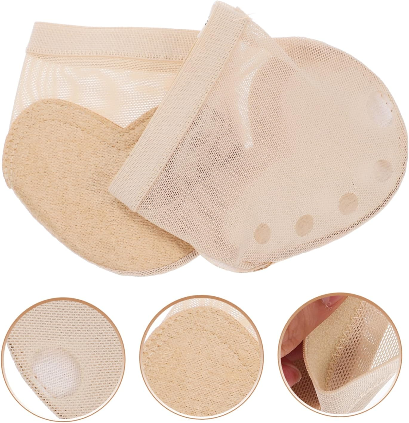 KOMBIUDA 1 Pair Ballet Dance Toe Pad Ballet Foot Undies Shoes Fitness Thong B... - Picture 3 of 14