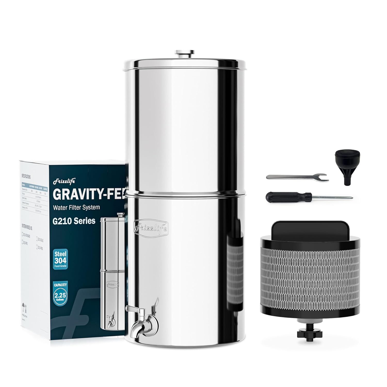 Frizzlife G210-PROX 0.01μm 5-Stage Gravity Water Filter System, NSF Certified... - Picture 11 of 13