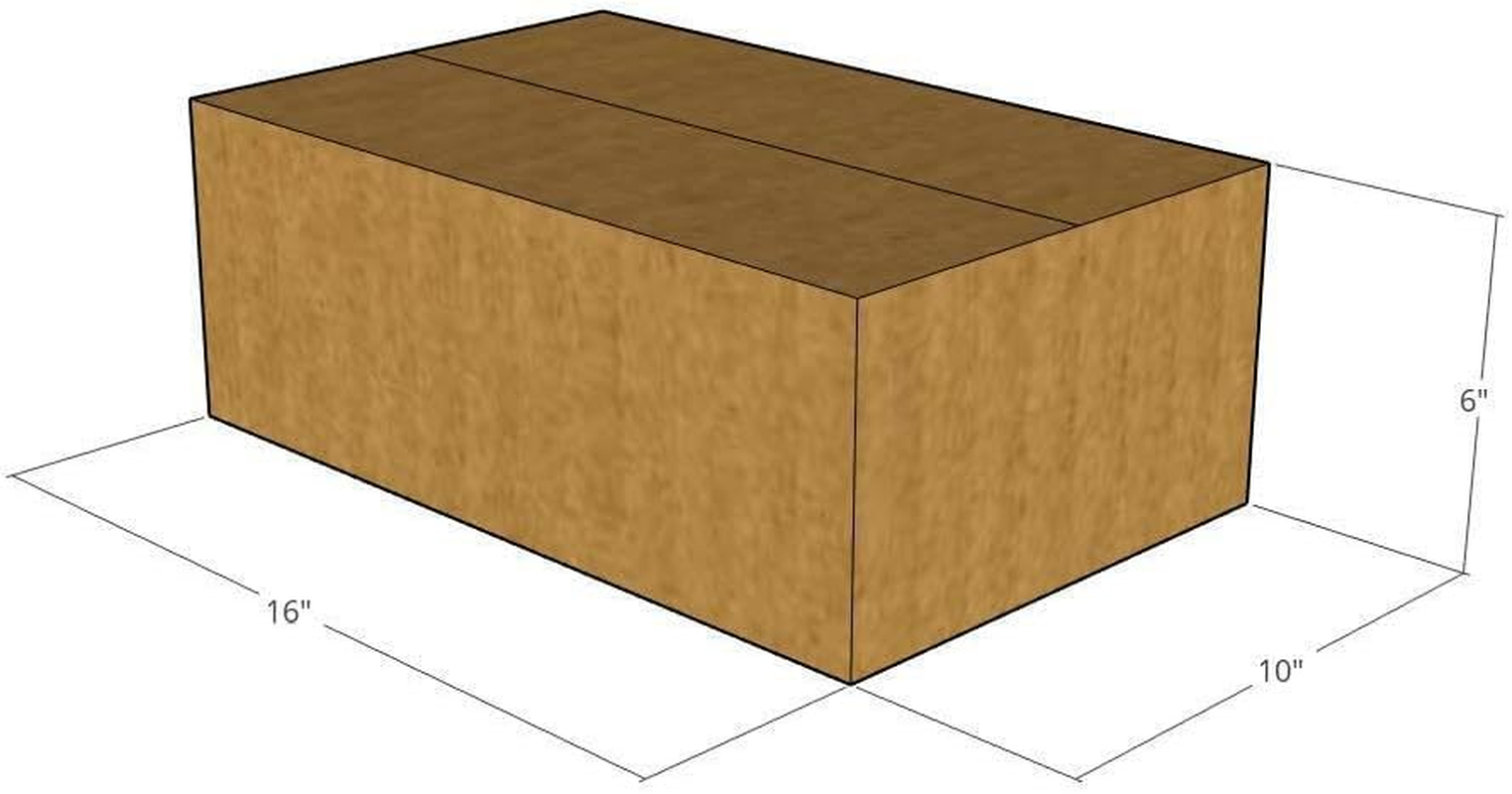16X10X6 New Corrugated Boxes for Packing or Shipping Needs 32 ECT