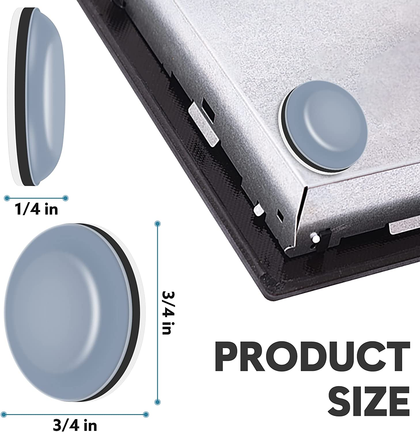 Appliance Sliders for Kitchen Appliances 24 PCS Self-Adhesive Small Kitchen A... - Picture 7 of 13
