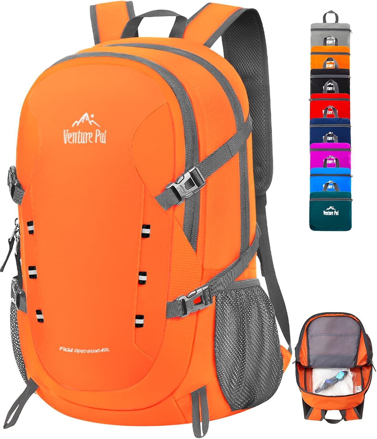40L Lightweight Packable Travel Hiking Backpack Daypack