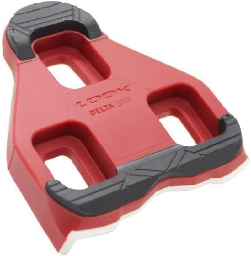 Look Cycle – Delta Indoor/Fitness Cycling Cleats – Anti-Slip Surface - Compatible with Standard Look Delta Style (Not KEO) Pedals - Black – Red