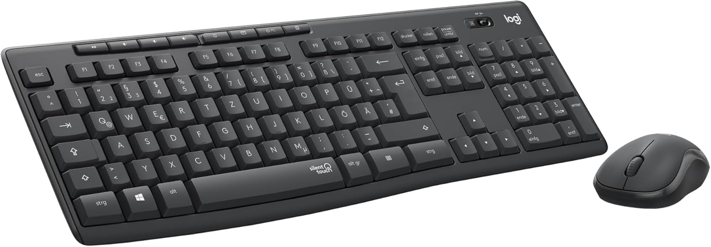 Logitech MK270 Wireless Keyboard and Mouse Set, 2.4 Ghz Wireless Connection