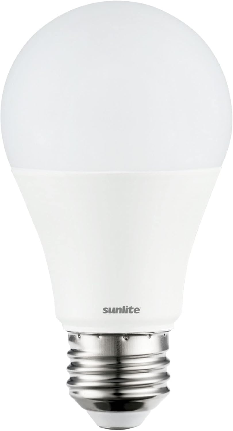 70324 3-Way LED A19 Light Bulb, 5/9/15 Watts (40W 60W 100W Equivalent), 500-1000-1600 Lumens, Medium E26 Base, Omni-Directional, ETL Listed, Frost, 4000K Cool White, 1 Count