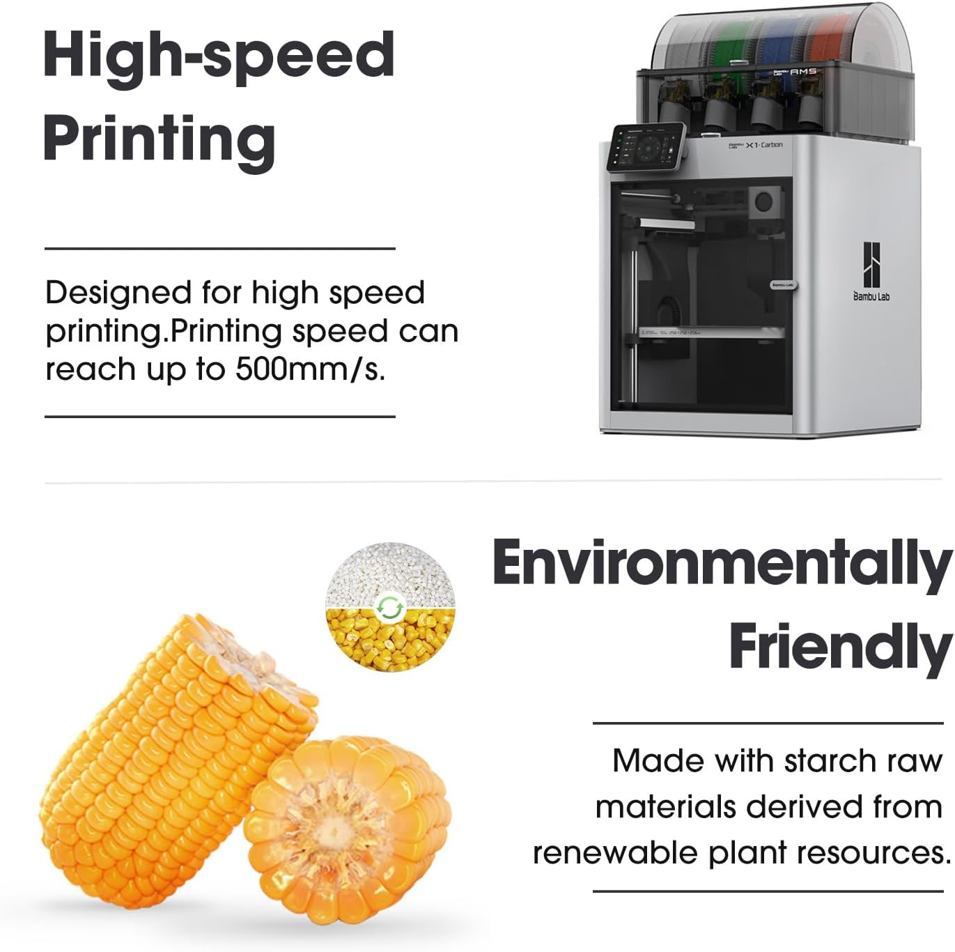 eSUN PLA PRO Filament for 3D Printers High Speed PLA PRO 3D Printer Filament ... - Picture 6 of 16