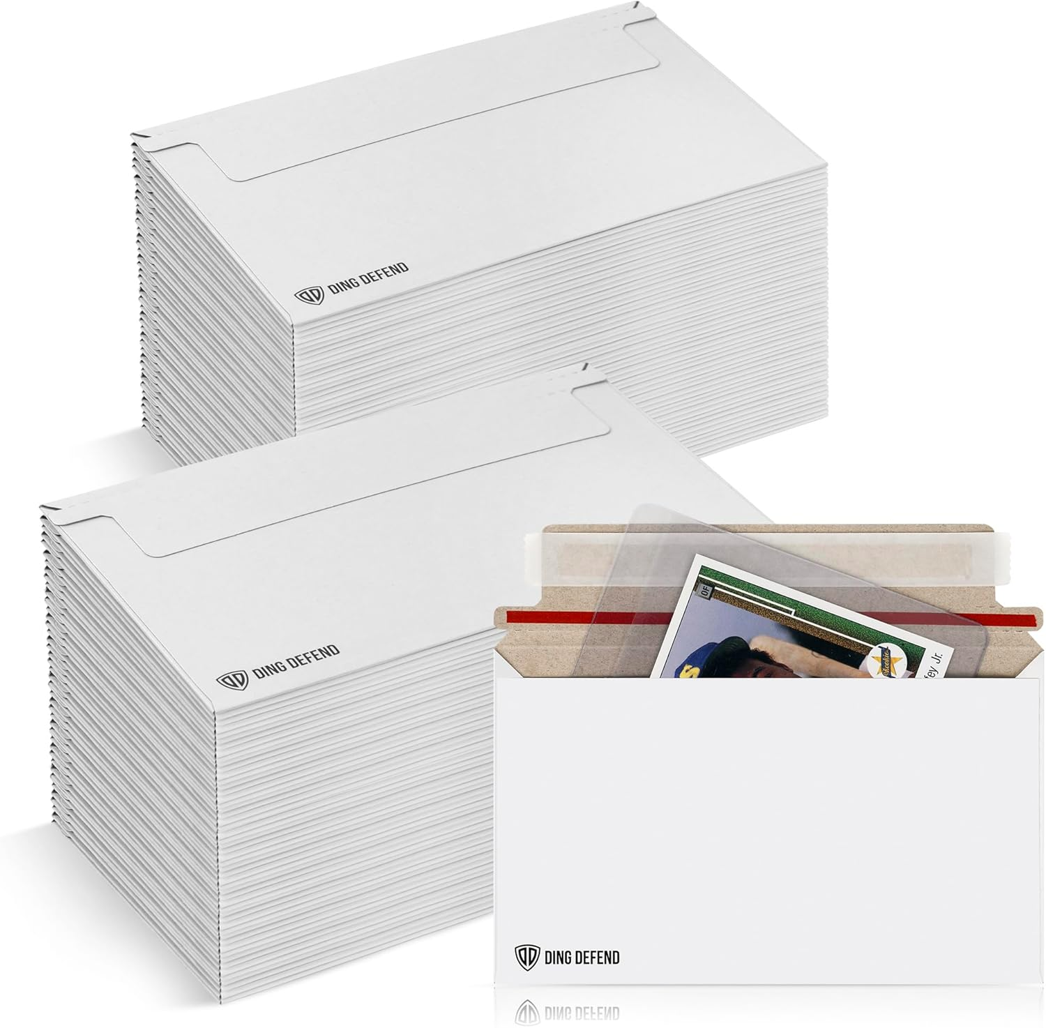 110 Pack Card Shipping Envelopes 7x4.35 Trading Card Sleeves Mailers