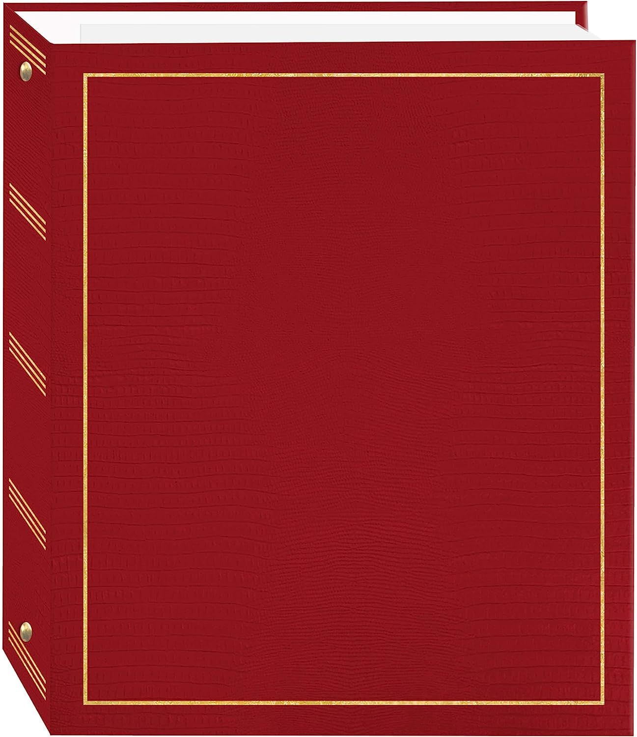 100-magnetic-page-3-ring-photo-album-navy-blue-ebay