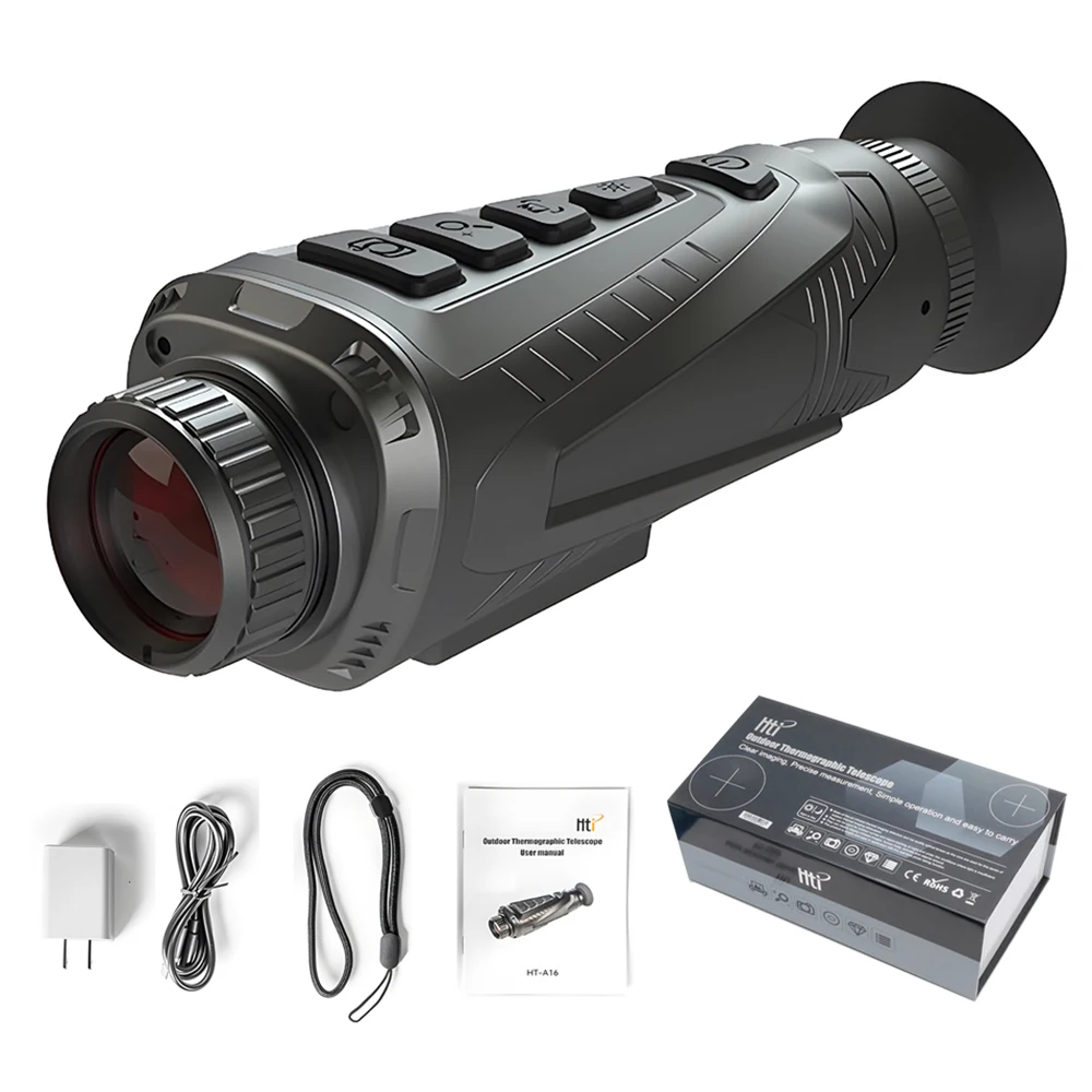 Thermal Vision Monocular for Hunting 384x288 25Hz Heat Vision IR Thermal Vision Monocular for Wildlife Viewing Thermal Scopes