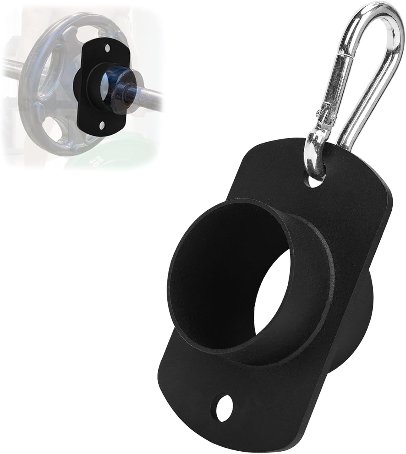T-Bar Row Platform Landmine Eyelet Attachment for 2 Inch Olympic Bar, Landmine Row Handle for Barbell Attachment,Bent over Row Exercise Pull down Back Shoulder Muscles Exercise
