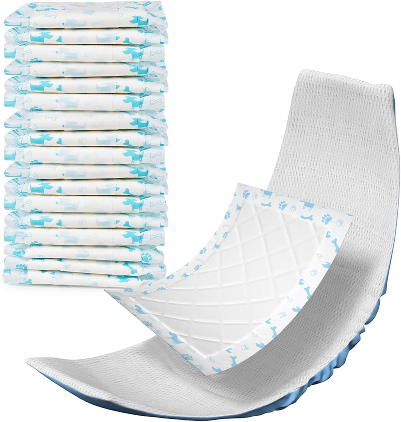 Dog Diaper Liner Booster Pads - XS, 160 Count