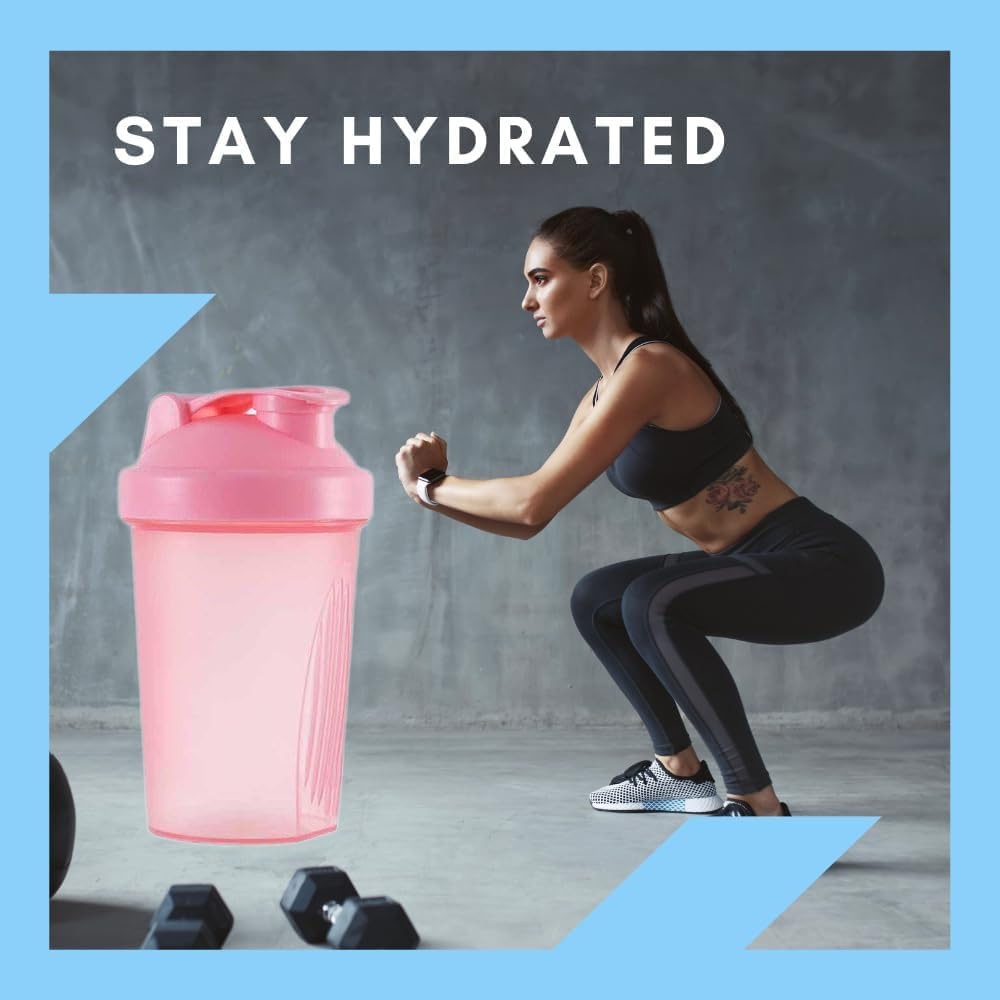 Protein Shaker Bottle - Shaker with Stainless Steel Mixing Ball, BPA - and DE... - Picture 7 of 15