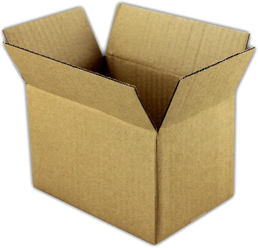100  6X4X4 Corrugated Cardboard Shipping Boxes Mailing Moving Packing Carton Box 6 X 4 X 4 Inches
