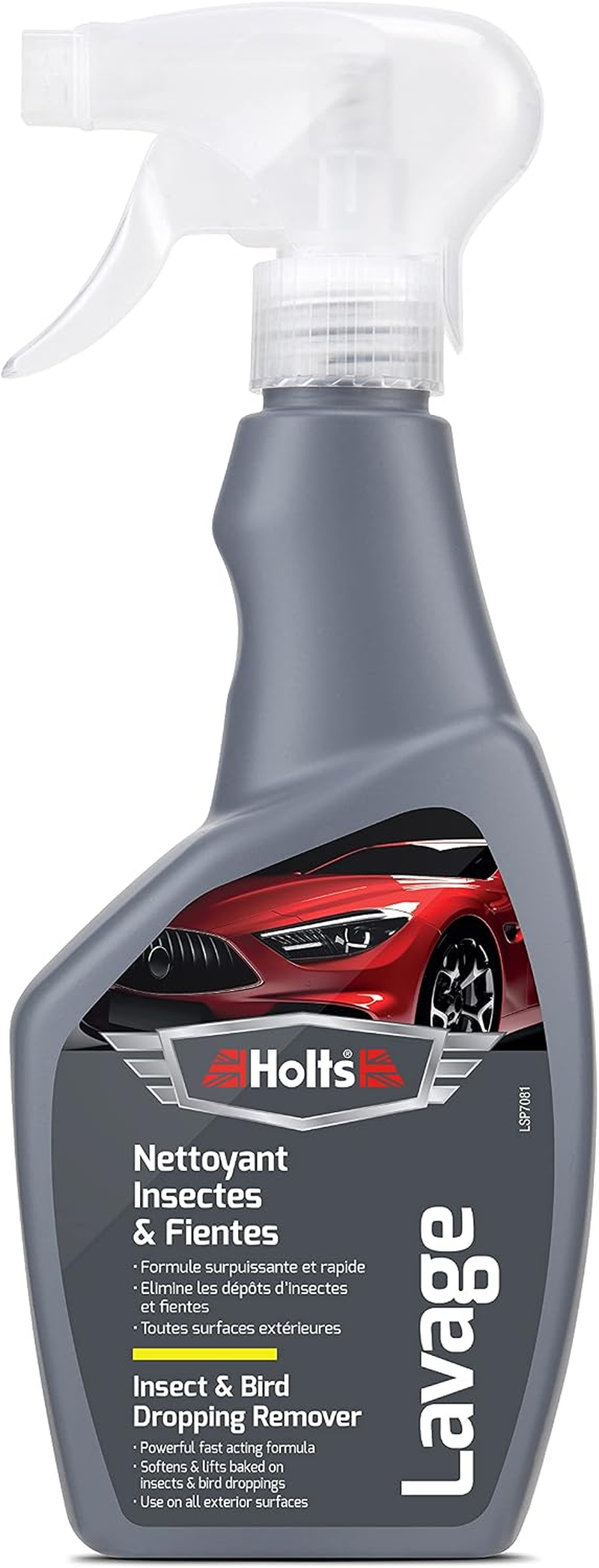 Insect & Bird Dropping Remover for Cars – Fast Acting Bug & Bird Poo Cleaner for Car Paintwork & Bumpers | Powerful Formula for All Exterior Surfaces | Paint-Safe Car Cleaner – 500Ml