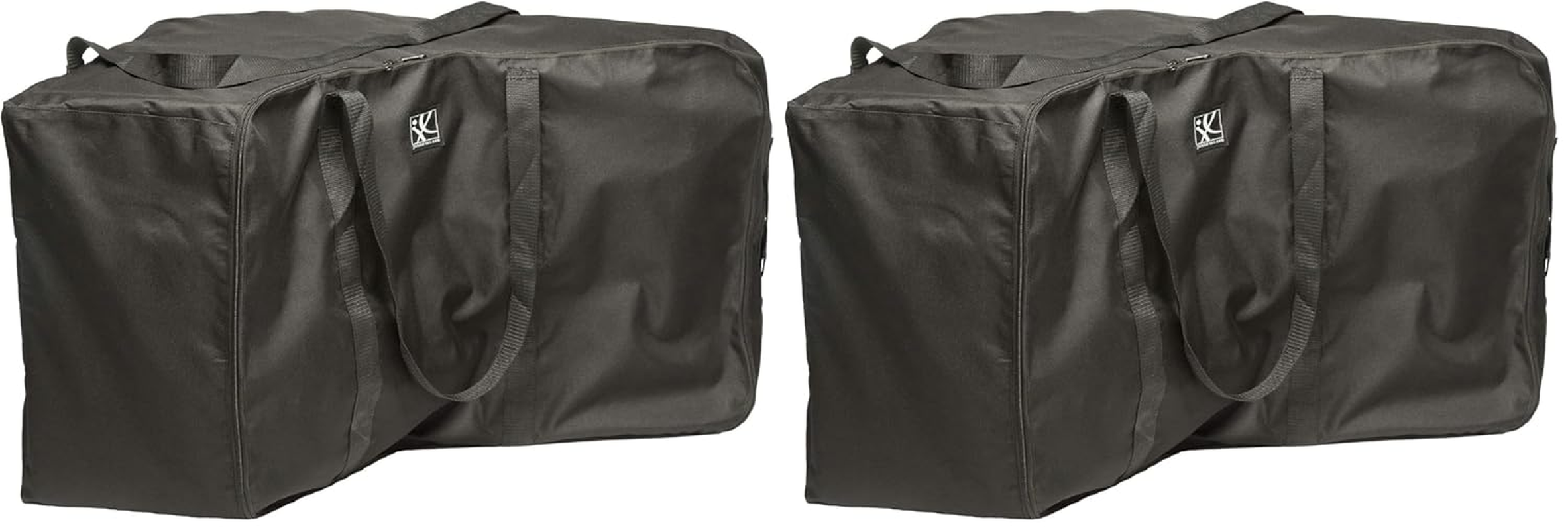 J.L. Childress Universal Side-Carry Car Seat Travel Bag, Black (Pack of 2)