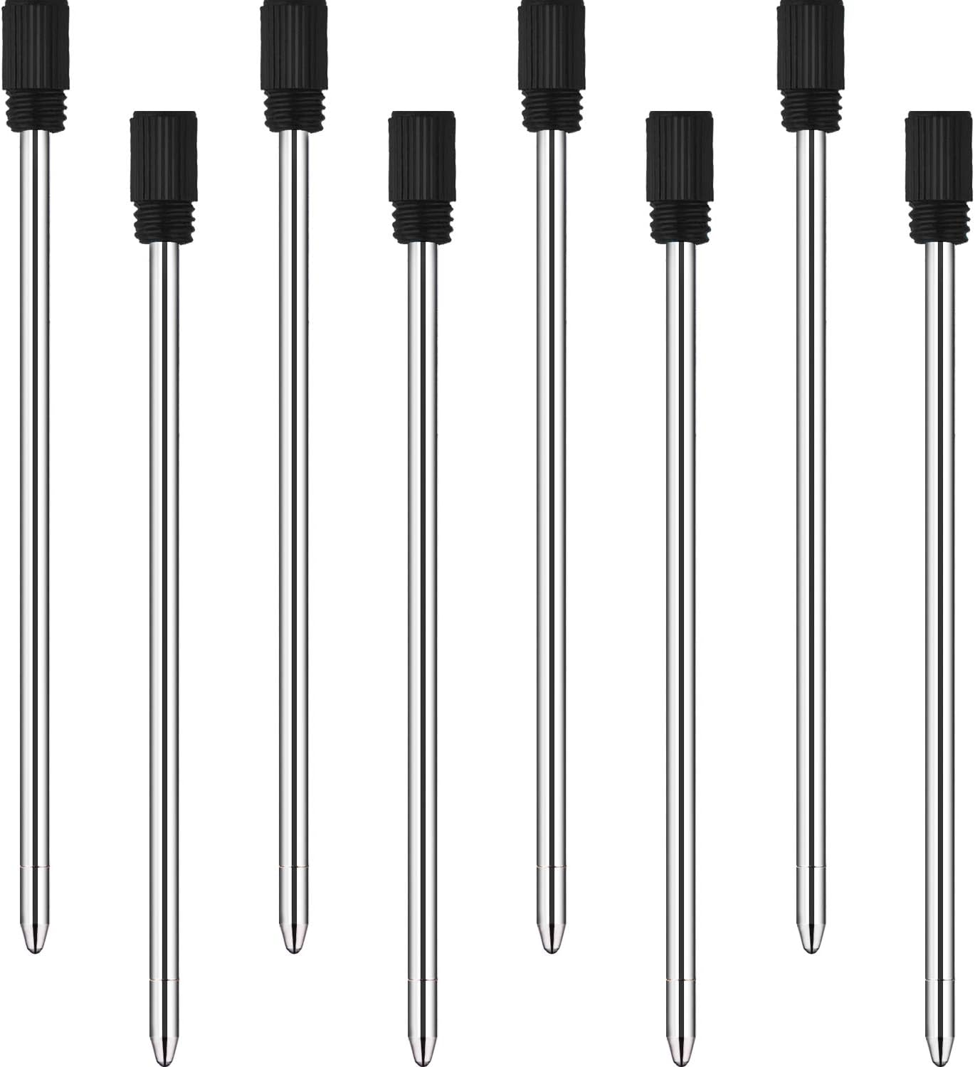 24 Pieces Ballpoint Pen Refills for Diamond Crystal Stylus Pens, 2.75 Inches (Black Ink)