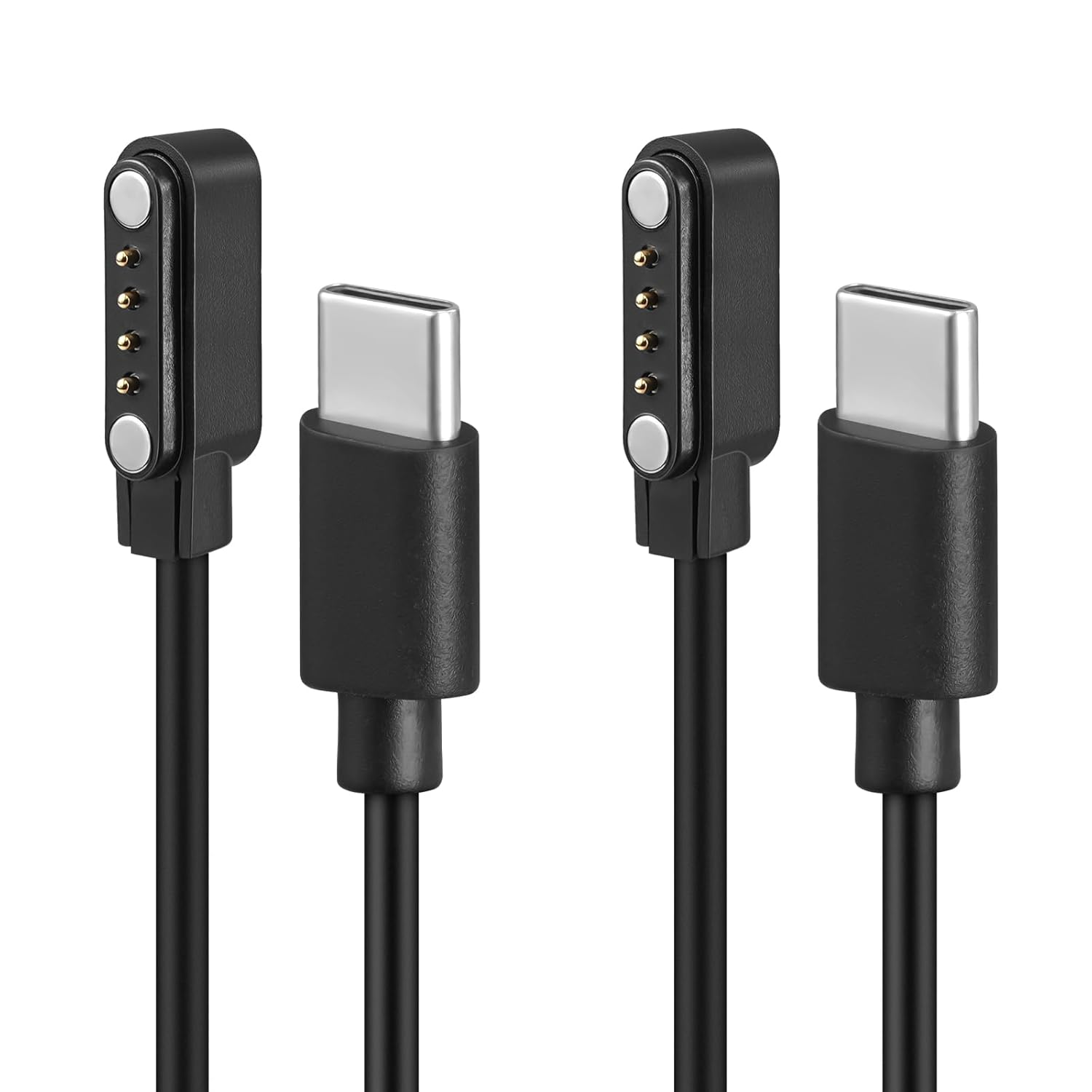 2 Pack USB C Magnetic Charger Cables Fits for PLAUD Note Pro& Note AI Voice Recorder,2 FT Charging Cord Replacement,Easy Access Power Charger Even with the Case, Ideal Back up Accessories