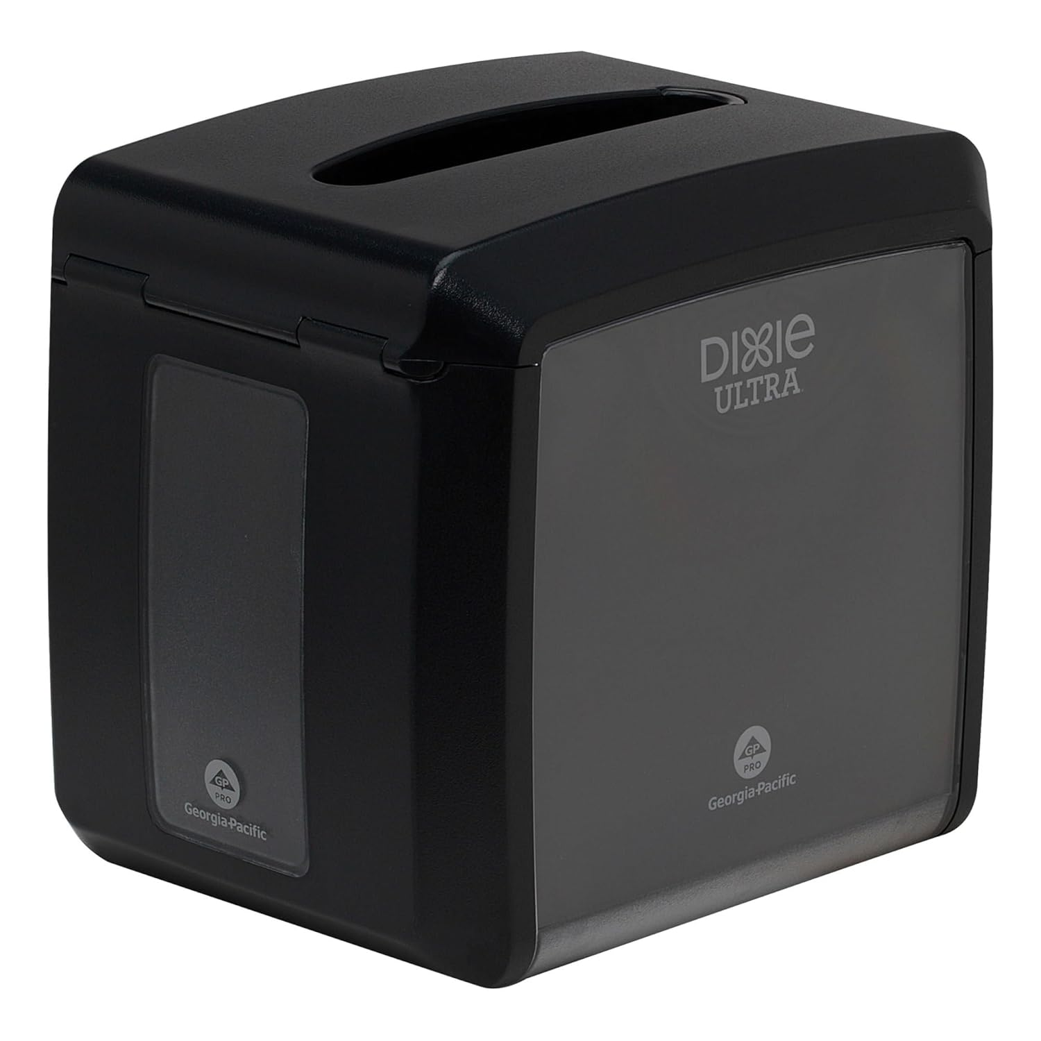 Dixie Ultra Tabletop Interfold Napkin Dispenser by GP PRO (), Black, 54527A, Holds 275 Napkins, 7.600