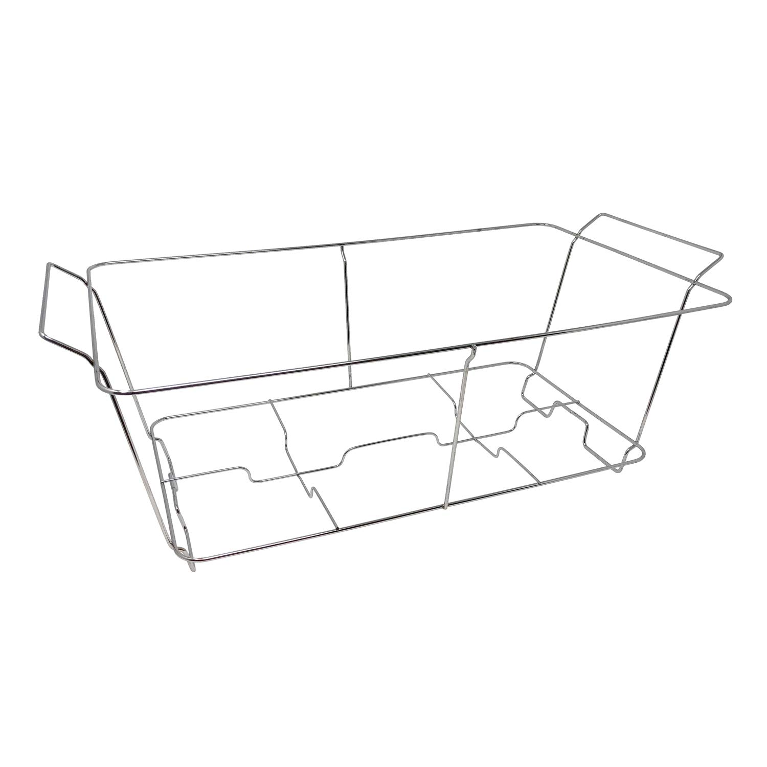 Deluxe Full Size Heavy Duty Chafing Rack, Wire Buffet Rack Stand, Serving Trays Frame Food Warmer, Chrome (Case of 12)