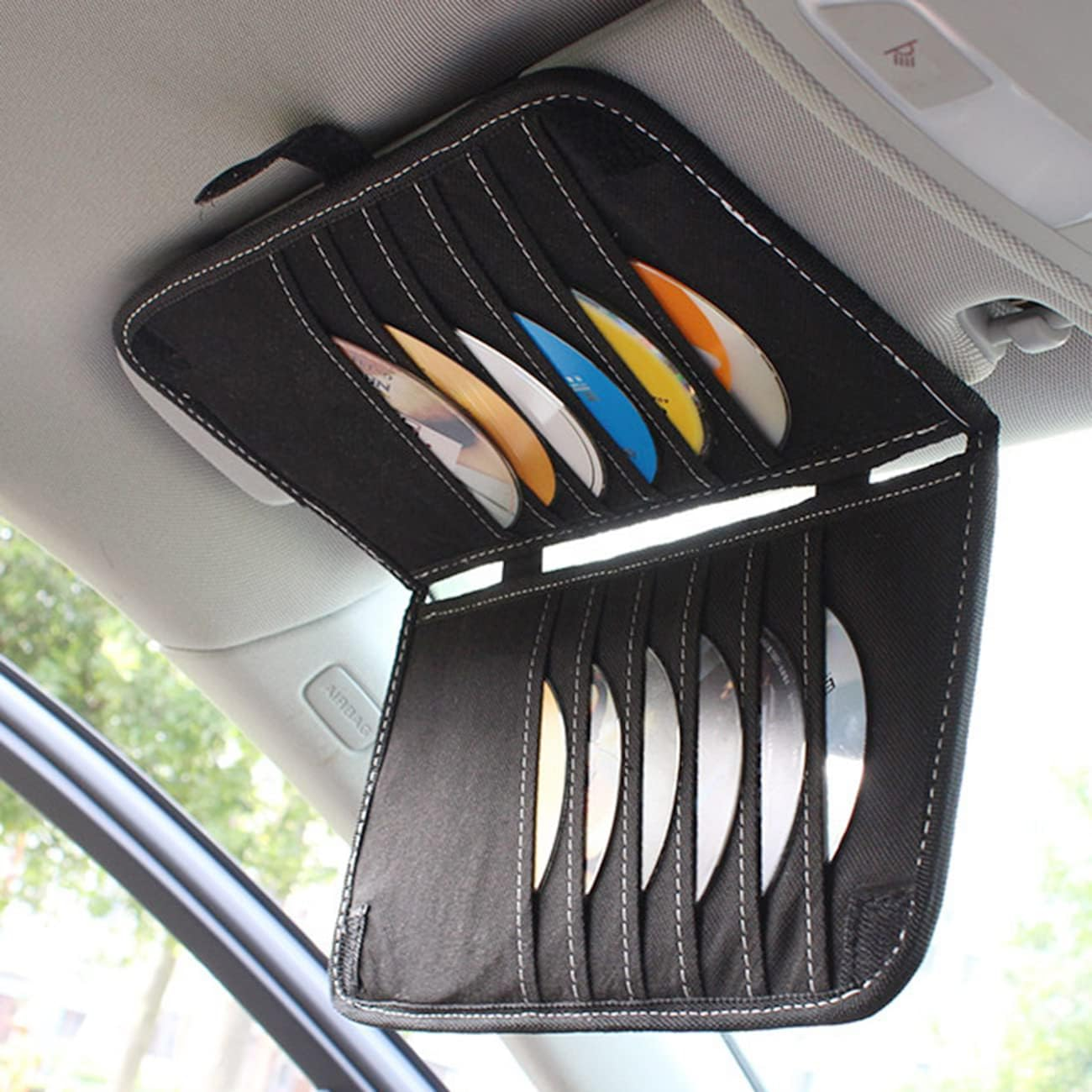 Car CD Holder Storage Case, Car/Truck/Suv Sun Visor