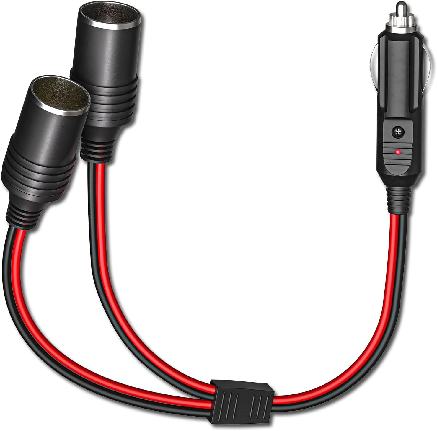 1 to 2 cigarette lighter power splitter Nilight Car Cigarette Lighter Splitter Plug Socket 2-Way Splitter Splits 1 Car Cigarette Port to 2 DC Ports Power Charger Port S