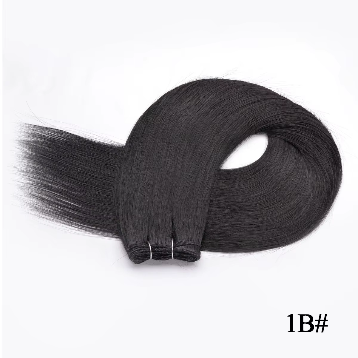 26Inch Straight Hair Bundles Salon Natural Hair Extensions Fake Fibers Supe Long Synthetic Straight Hair Weaving Full to End