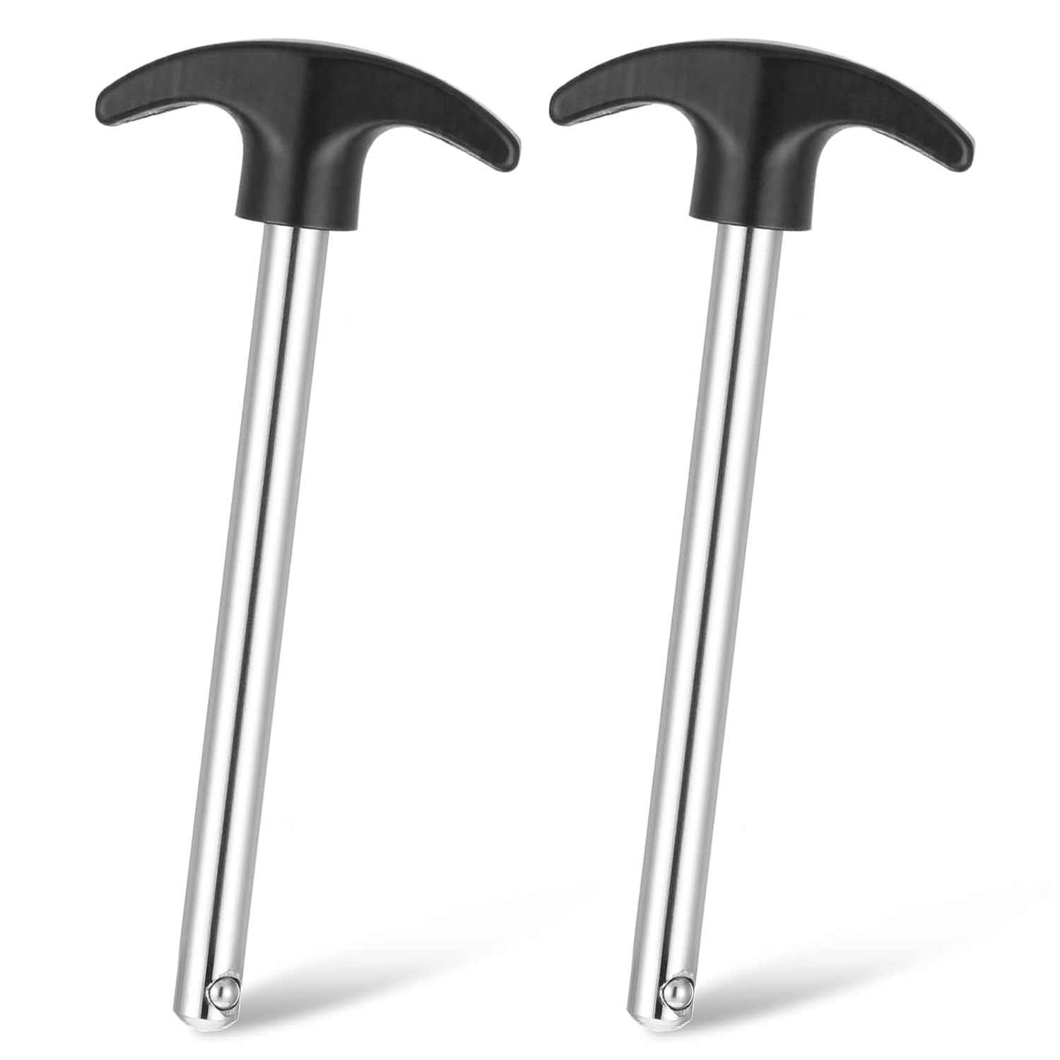 2 Pcs Weight Stack Pin Gym Pin 3/8 Inch Diameter 4.4 Inch Locking Space Weight Pin Heavy Duty Drop Set Pins Gym Loading Pin Exercise Machine Parts & Accessories