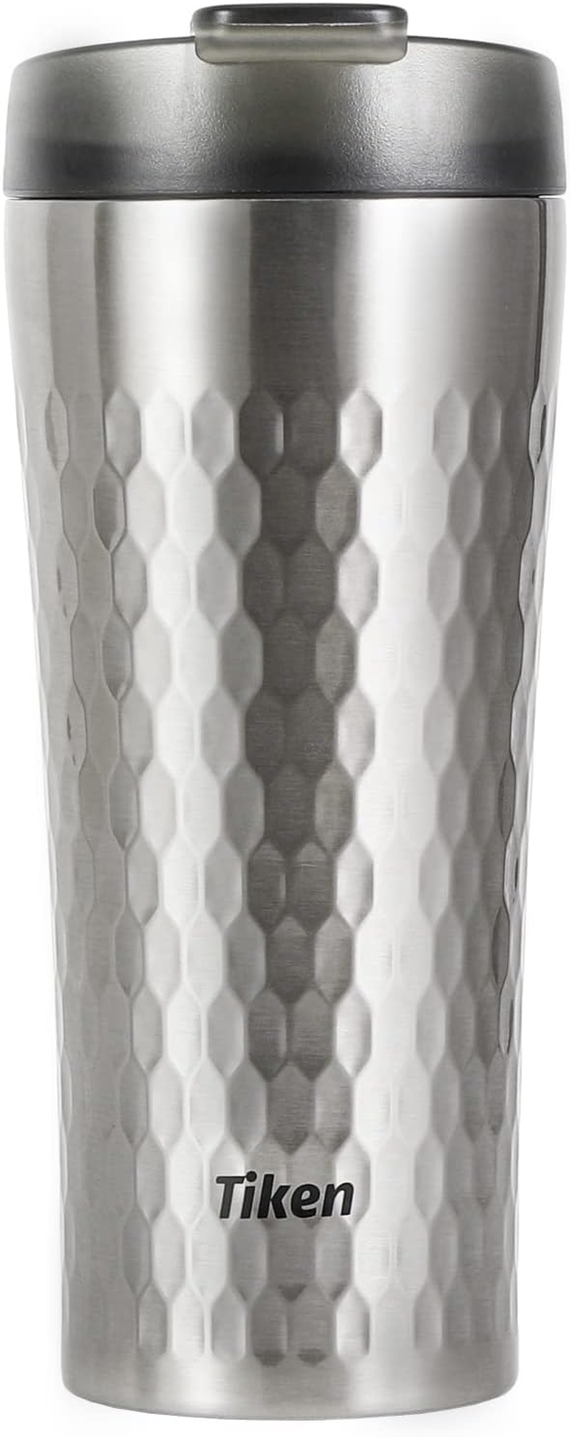Tiken 16 Oz Insulated Tumbler, Stainless Steel Coffee Tumblers with Stronghol... - Picture 9 of 14