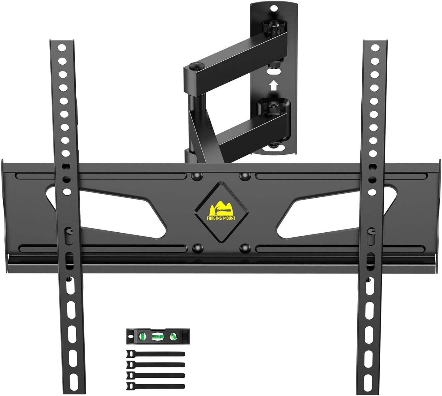 FORGING MOUNT TV Wall Mount Bracket for 26-65" Flat & Curved TVs, Swivels Til... - Picture 11 of 12