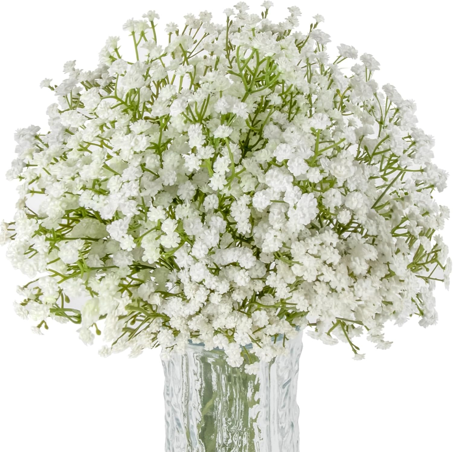 Sukh 10PCS Baby Breath Artificial Flowers Fake Babys Breath Gypsophila Flowers Bulk Realistic Artificial Flowers Bouquet Flores Artificiales Para Decoracion for Wedding Party Home Decoration