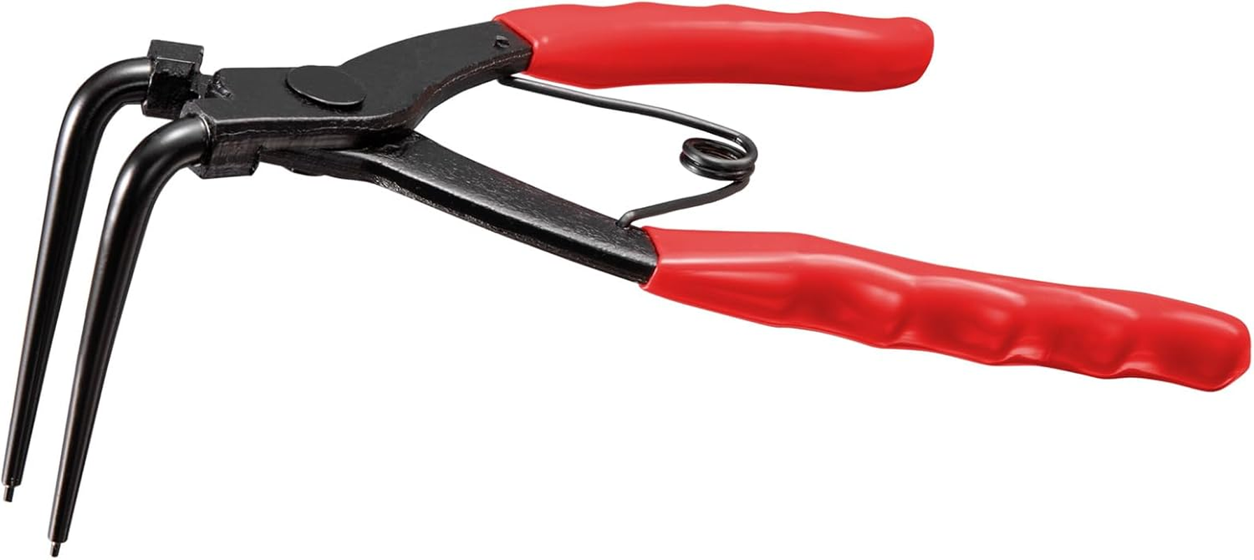 Snap Ring Pliers Heavy Duty, Internal Retaining Ring C Clip Circlip Pliers 90 Degree for Trucks Motorcycles Cars, Red