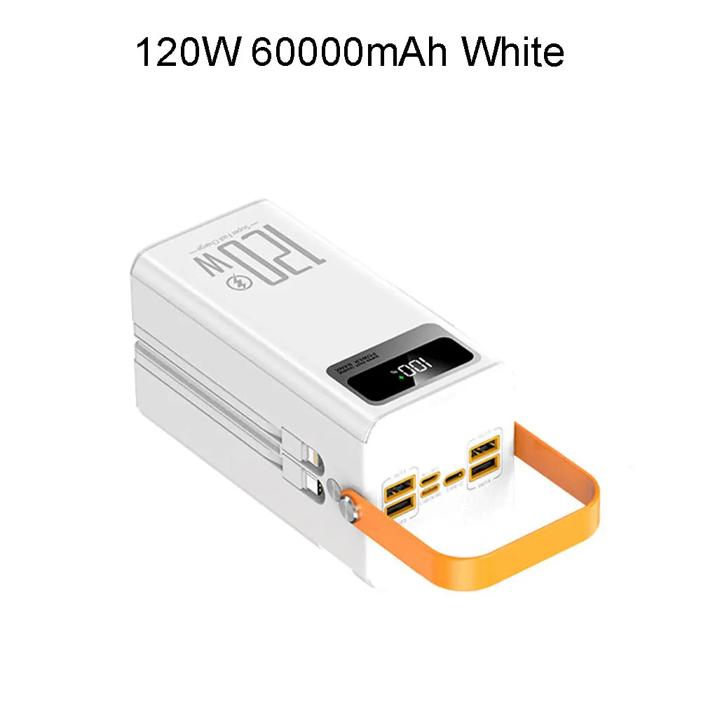 120W Portable Power Bank – High-Capacity Charging for Home & Camping!