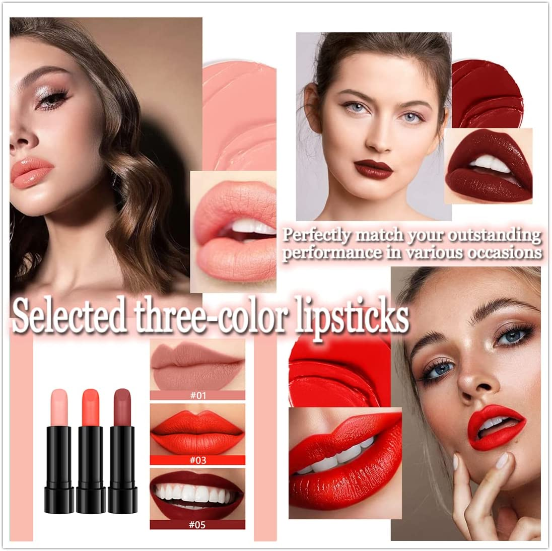 20Pcs AllInOne Makeup Set Teenage Gift Essential Starter Kit Lip