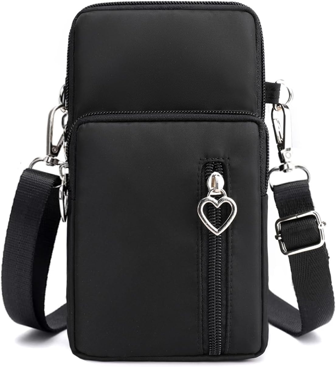 Small Nylon Crossbody Bag for Women – Mini Phone Purse with Wallet
