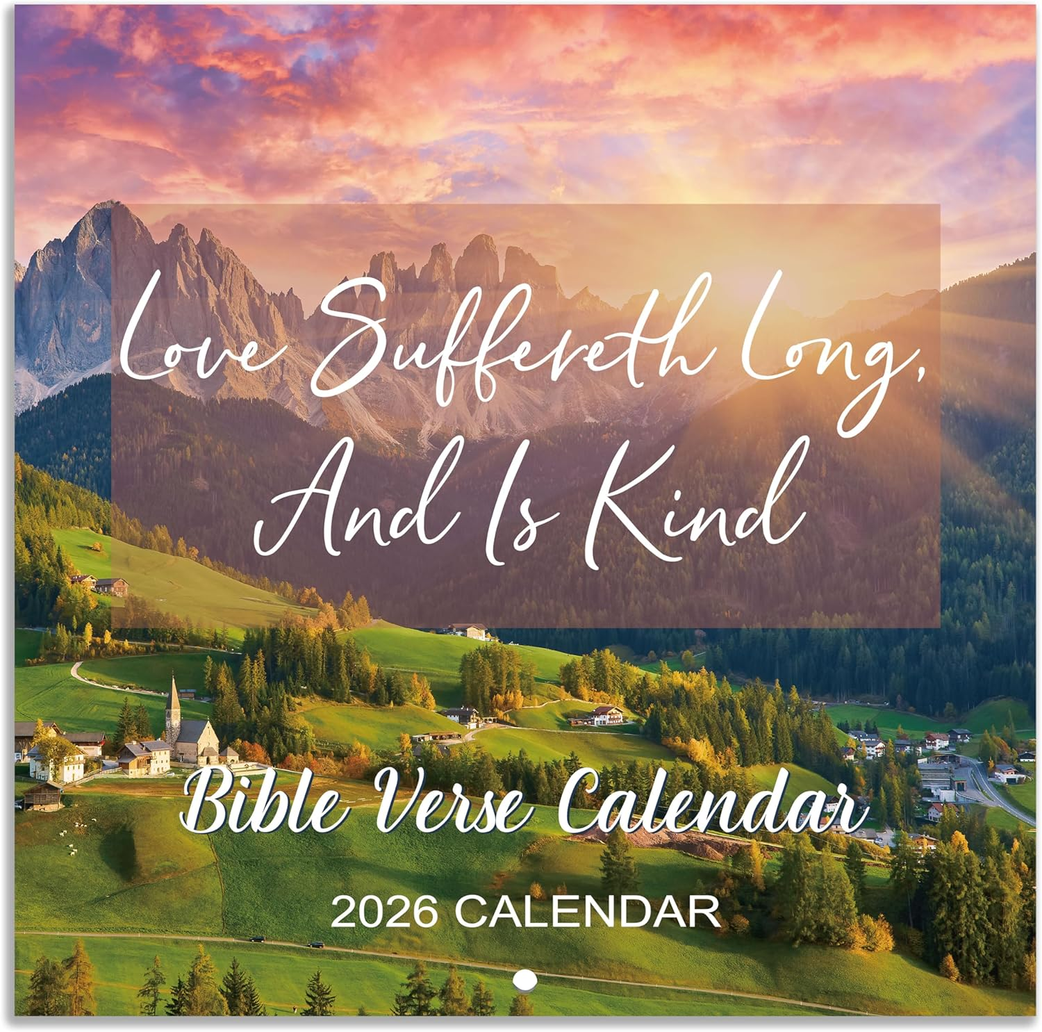 2026 Calendar - Bible Verse Wall Calendar 2026, Jan 2026 - Dec 2026, 12
