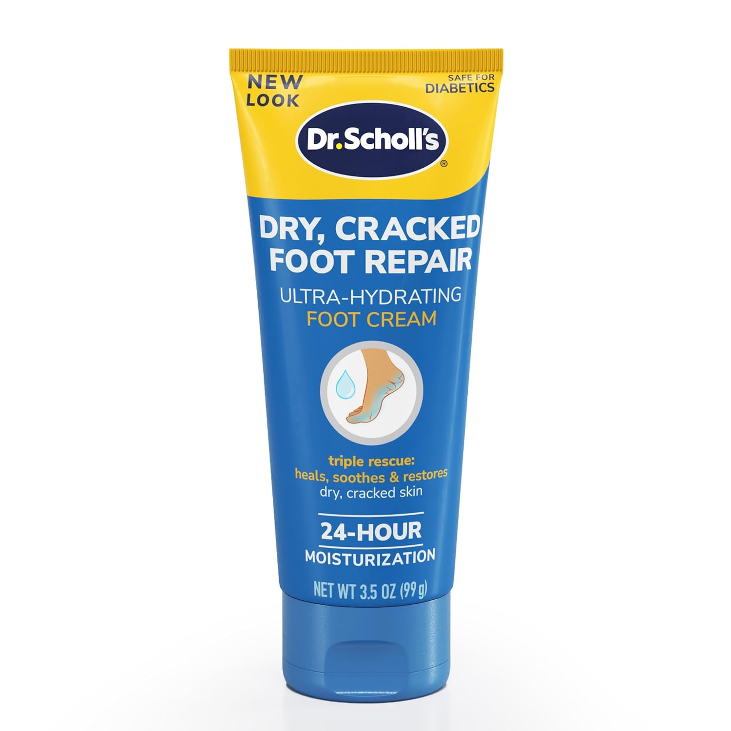 Dr. Scholl'S Dry, Cracked Foot Repair Ultra-Hydrating Foot Cream Moisturizer, 3.