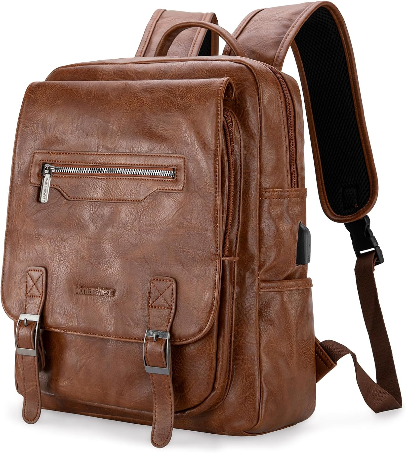 Montana West Laptop Backpack Purse for Women Men Unisex Vintage Backpack Casu... - Picture 12 of 15