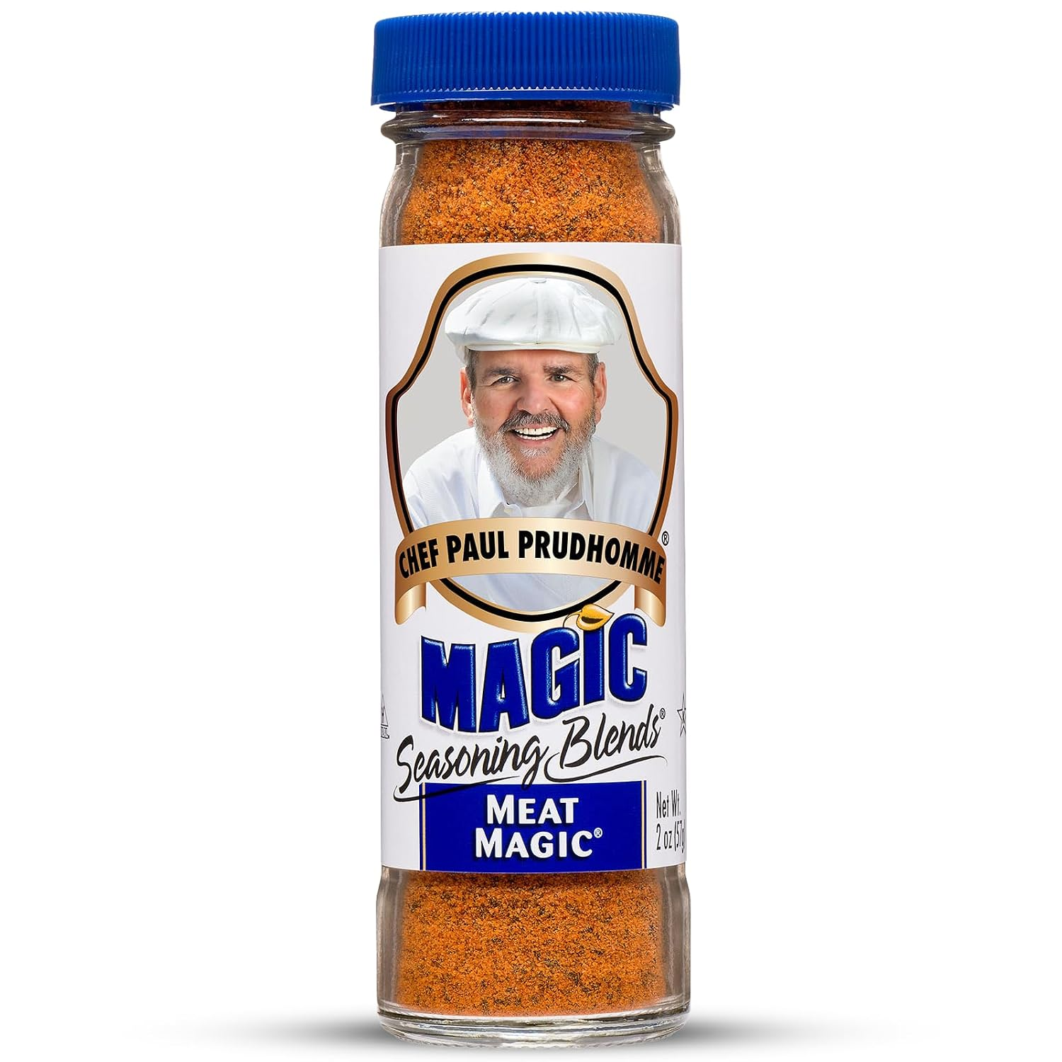 Chef Paul Magic Seasoning Blends Meat Magic | Bold & Savory Steak and Meat Seasoning | Perfect for BBQ, Grilling, and Cooking | All Purpose Seasoning Blend for Poultry, Beef & More | 2 Oz (Pack of 1)