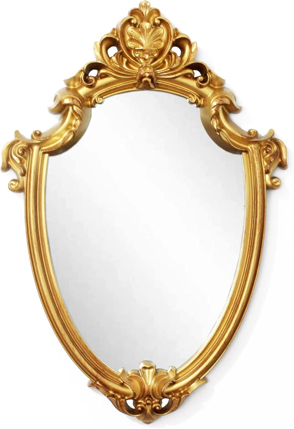 16.5 X 11 Inch Vintage Antique Decorative Wall Mirror - Shield
