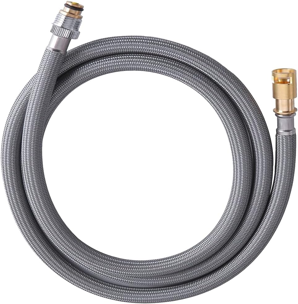 Kitchen Faucet Hose Replacement Compatible with Delta RP44647 RP32527, 59In Pull down Sink Hose with DST or Non-Dst, 470/472/474/476 Faucet Sprayer Replacement Parts (RP44647 Faucet Hose)