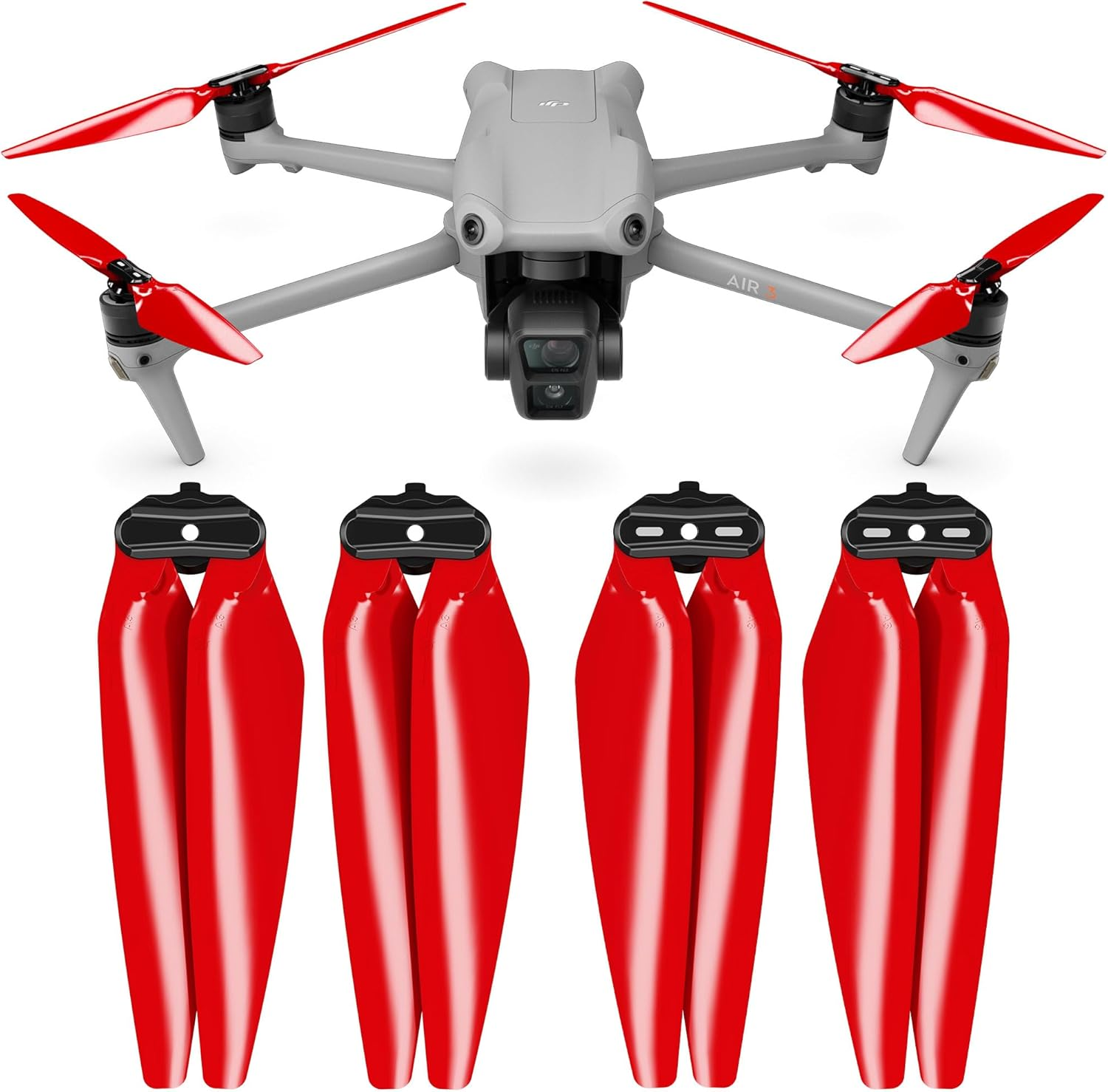 Master Airscrew Stealth Propellers for DJI Air 3 & Air 3S - Black, 4 pcs - Picture 9 of 16