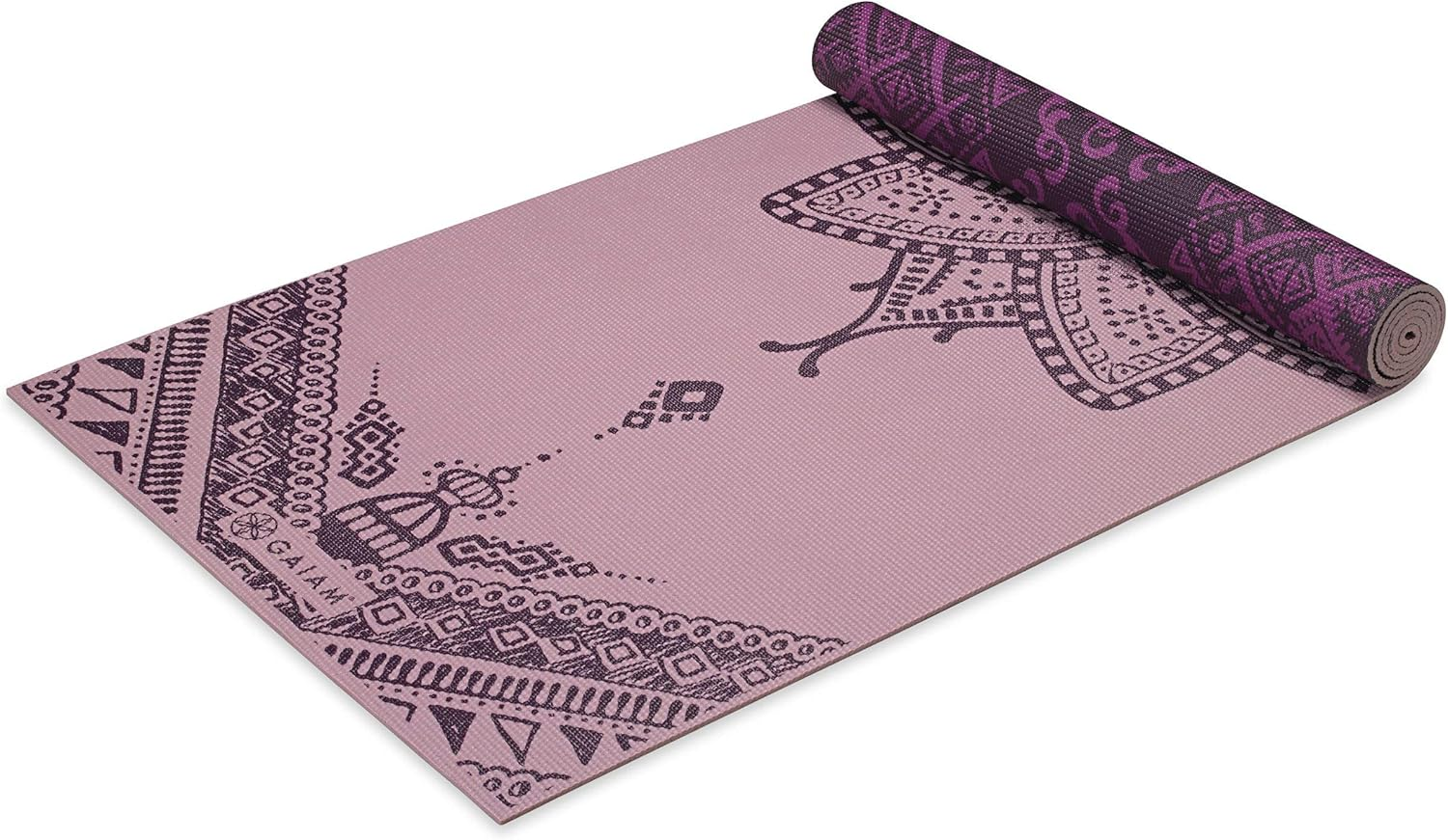 Yoga Mat - Premium 6Mm Print Reversible Extra Thick Non Slip Exercise & Fitness Mat for All Types of Yoga, Pilates & Floor Workouts (68