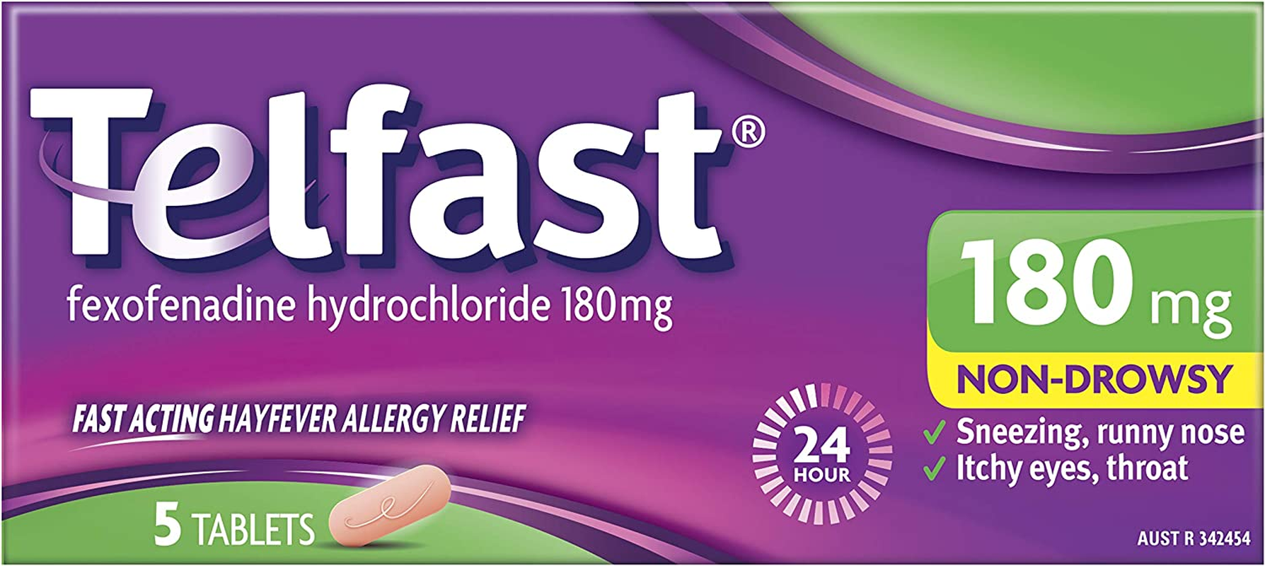Telfast Hayfever Allergy Relief 120mg, Non-Drowsy, for Sneezing, Runny Nose, ... - Picture 11 of 15