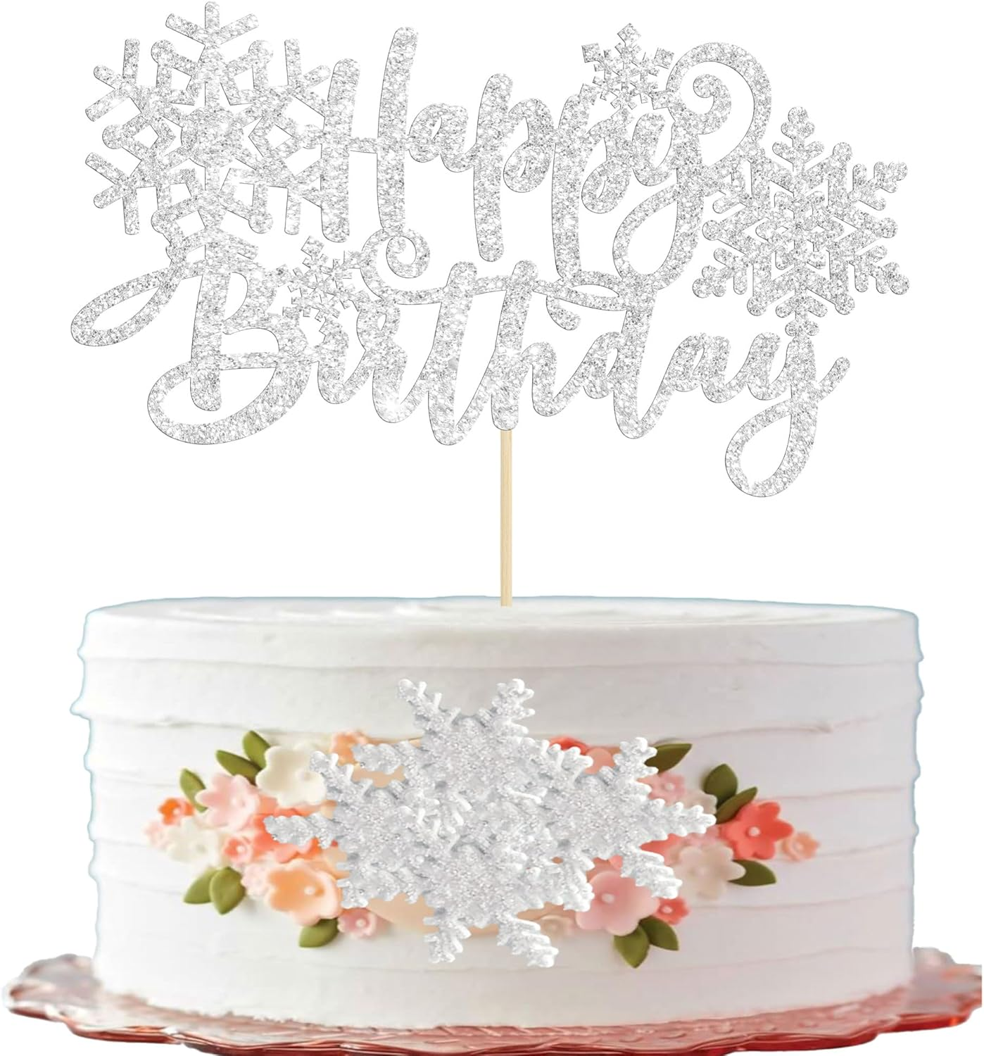 Gyufise 1 Pack Christmas Wreath One Cake Topper Red Green Merry Christmas Cak... - Picture 31 of 32