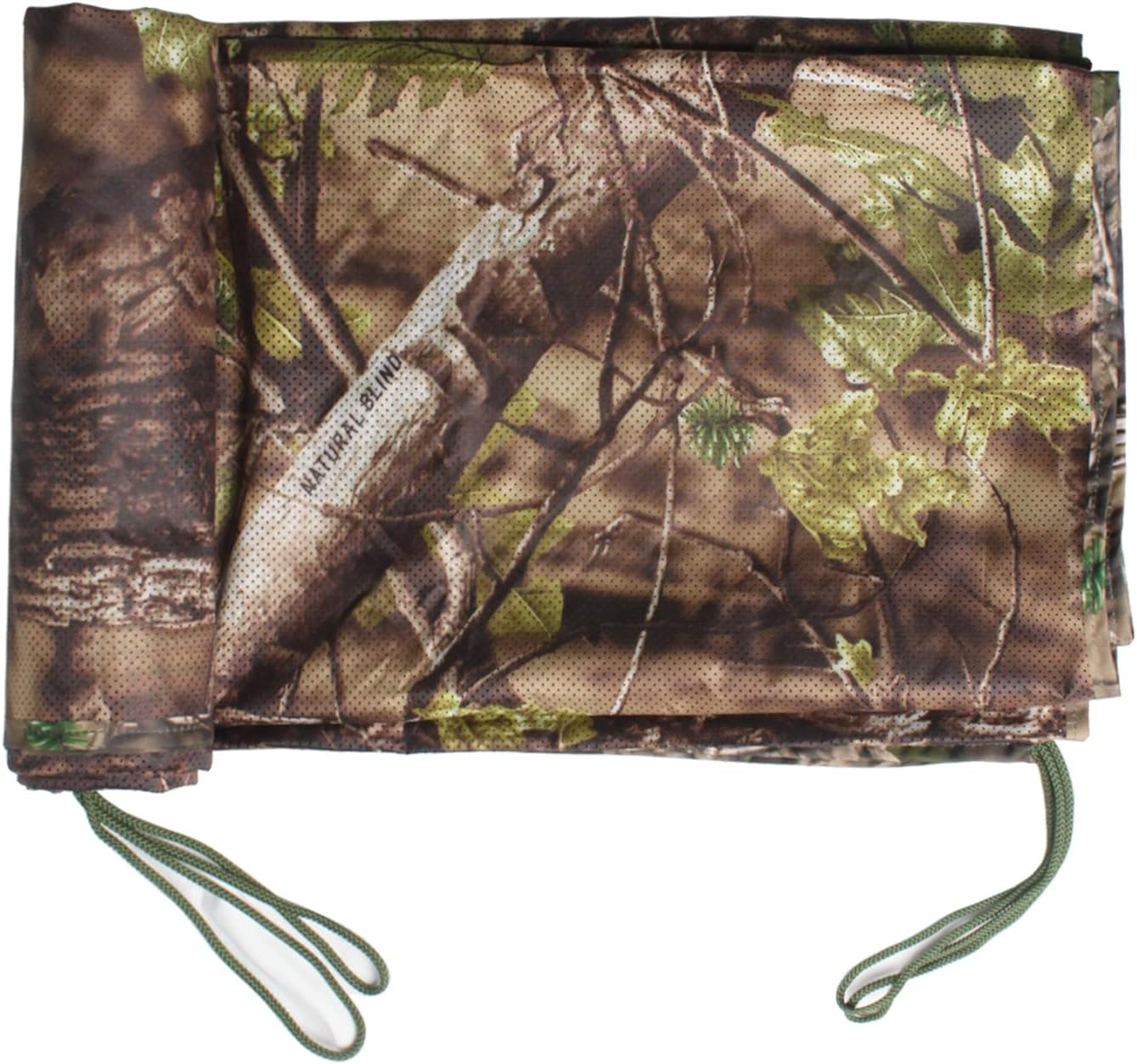 AUSCAMOTEK One Way See-Through Camouflage Netting for Hunting Blinds & Tree Stands – Lightweight, Quiet & Durable Mesh Camouflage for Ground Blind Concealment, Wildlife Observation
