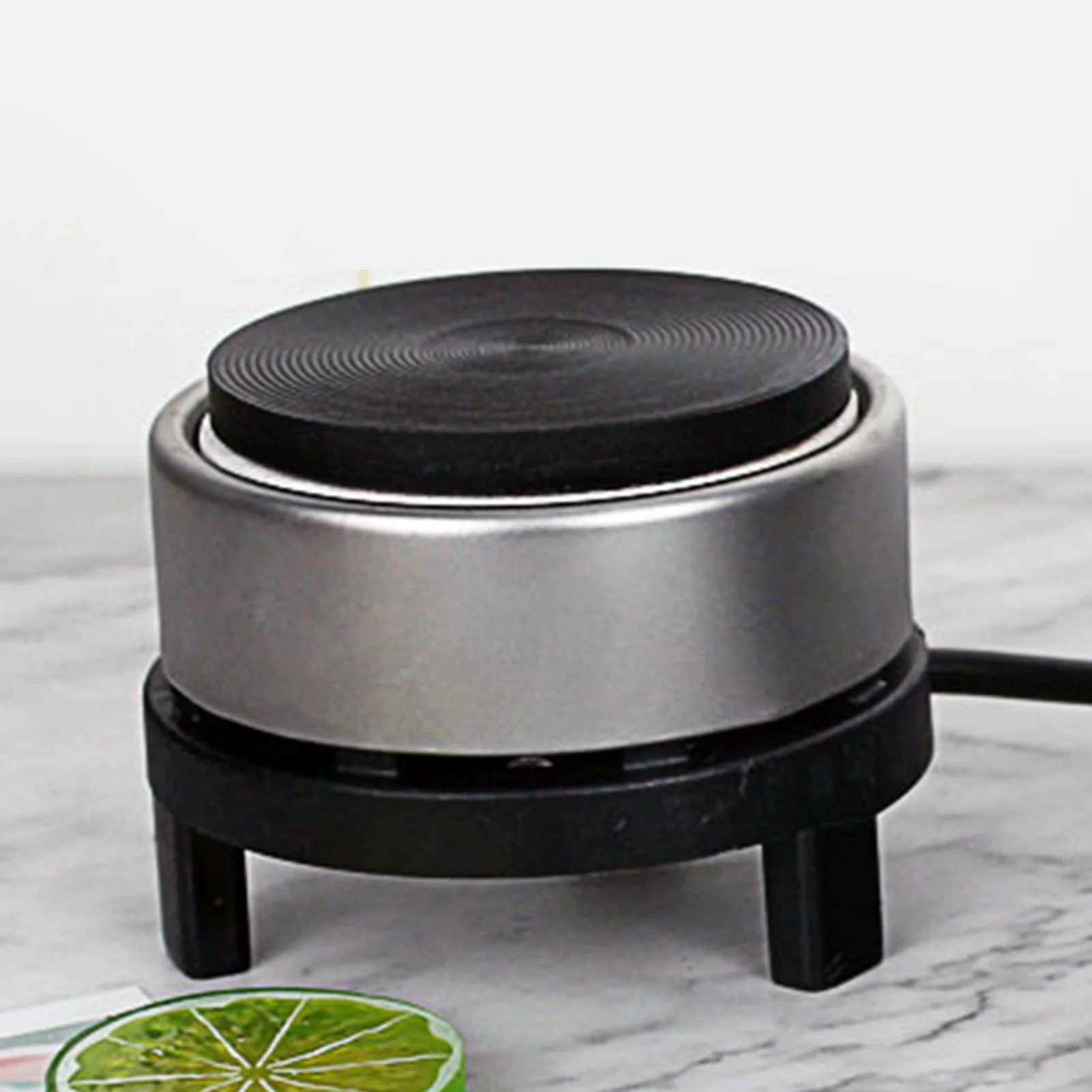 300W Electric Stove Cast Iron Mini Warmer for Flat Bottom Tea Coffee Pot Heat Resisting Glass Pot Cast Iron