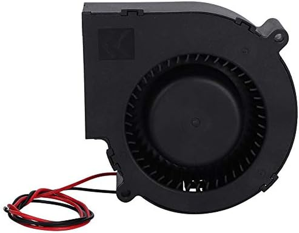 12V 2.4A Blower Fan, Double Ball Bearing, Variable Speed Controller, Airflow Cooling Fan for Dryer Vent, RV, Camp Kitchen, BBQ Smoker