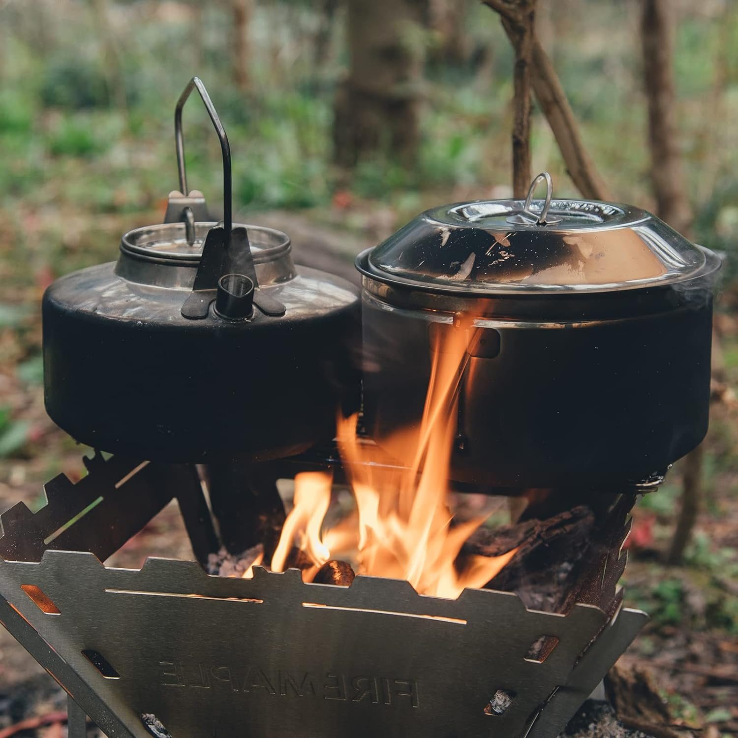 Fire-Maple Antarcti Stainless Steel Kettle and Pot Set 1.0L Camping Kettle an... - Picture 5 of 15