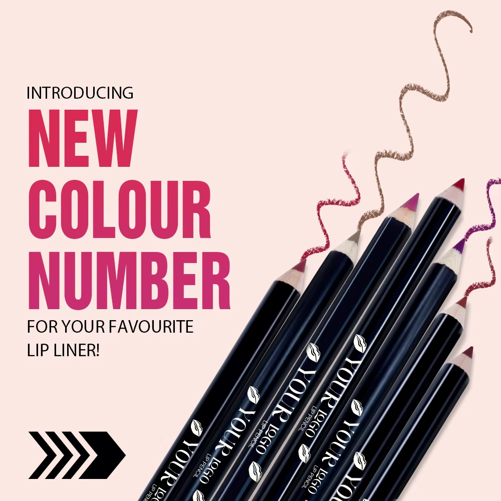 Wholesale 12Pcs Waterproof Lipliner Pen Set Matte Long Lasting Lip Makeup Soft Natural Portable Lip Liner Exquisite Cosmetic