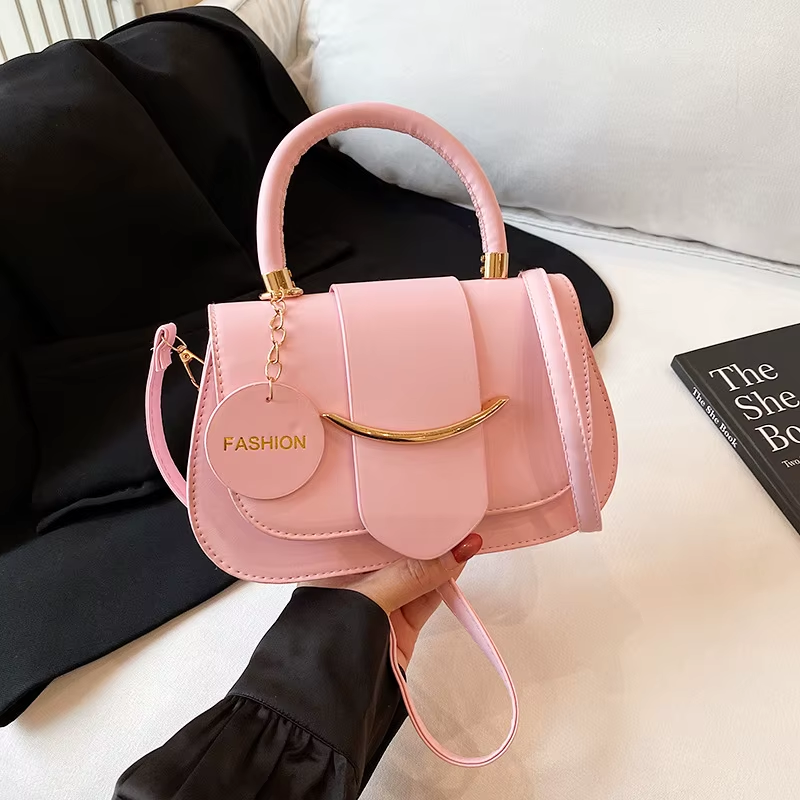 Advanced Sense New Design Women'S Autumn Winter Popular Crossbody Shoulder Saddle Bag Chains Cover Durable Polyester Small