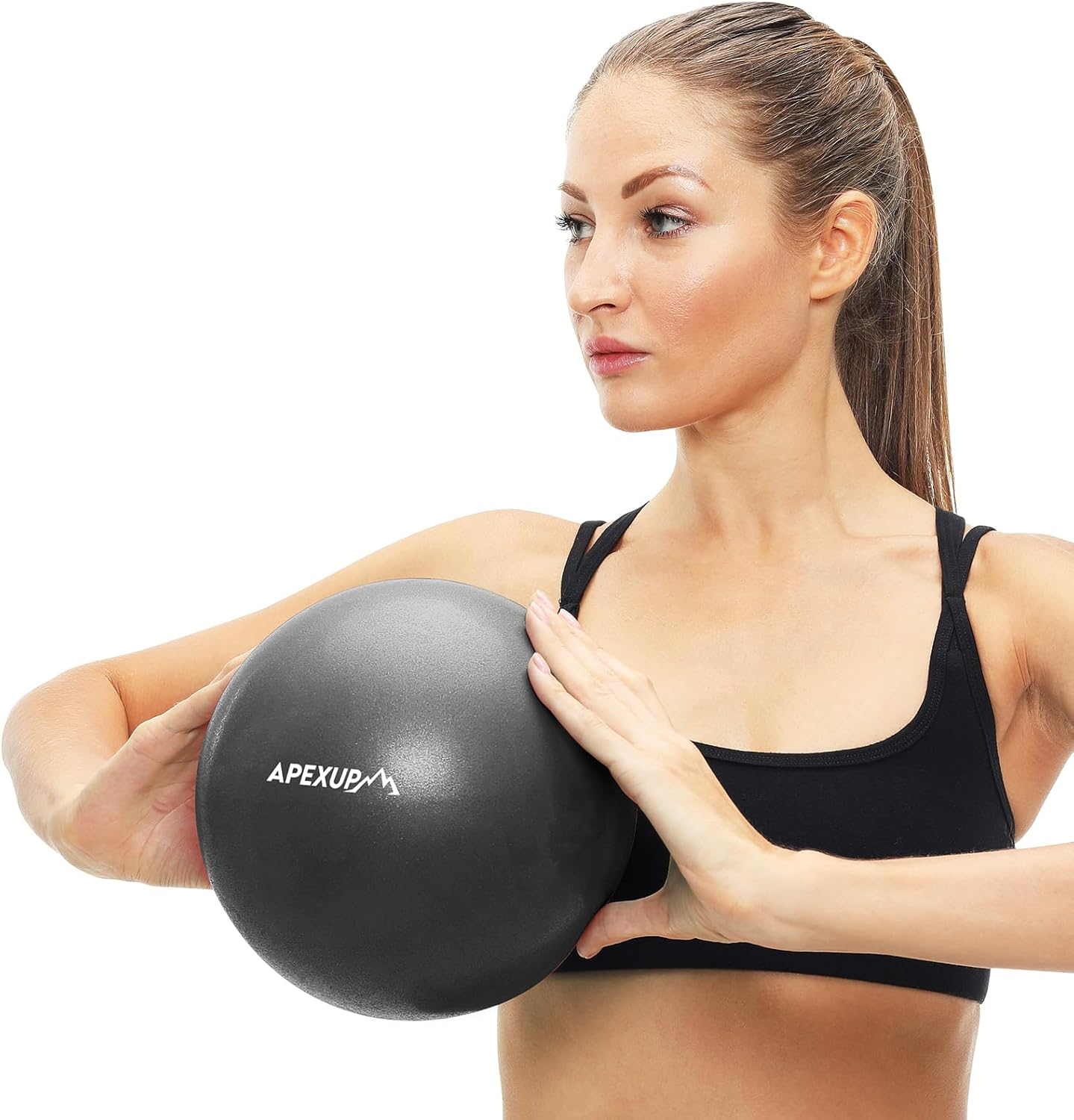 Yoga & Pilates Ball - anti Slip Heavy Duty Gym Ball for Fitness, Balance & Core Workout